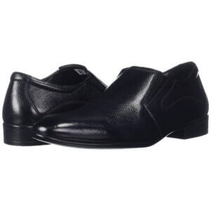 BATA Mens Token Slipon Leather Uniform Dress Shoe